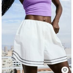 FREE PEOPLE FP MOVEMENT WHITE ALL AROUND SHORTS SZ XS